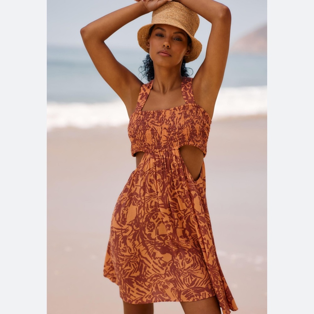 Anthropologie Piper Bandeau Mini Dress.